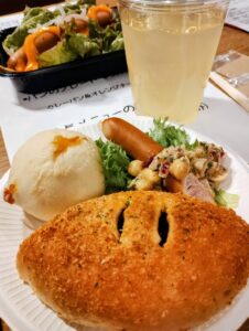3valley 朗読イベント　軽食　パンセット