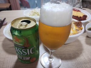 サッポロクラシック　カンパイ♪