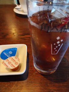 五稜郭　goen ワンプレートランチ　ドリンク　アイスティー
