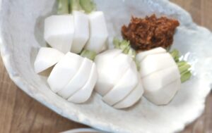 七飯町　にじいろファーム白かぶ　メニュー　もろかぶ