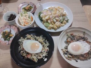 七飯町　にじいろファーム　野菜　食卓　二日目