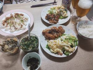 七飯町　にじいろファーム　野菜　食卓　三日目 