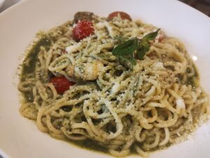 mona えびのジェノベーゼパスタ