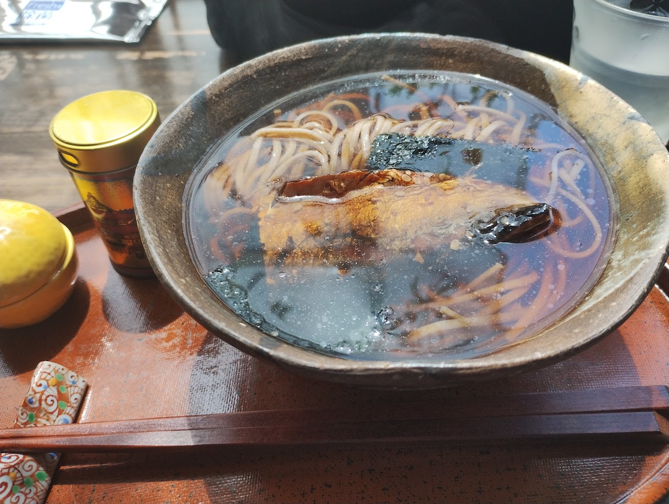 オールドミス菊　にしんそば